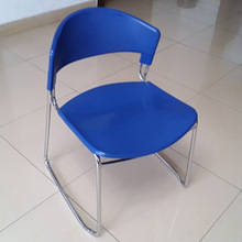 厂家供应塑料弓形椅办公职员培训椅会议椅洽谈椅接待会展椅塑料椅