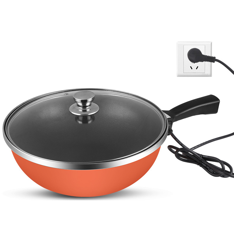 多功能智能无烟一体锅电炒埚炒菜插电不粘锅家用电抄两用全能电锅
