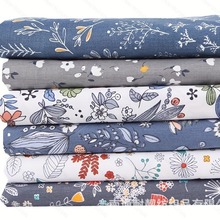 批发供应手工diy拼布面料 全棉印花斜纹森林物语系列床品服装面料