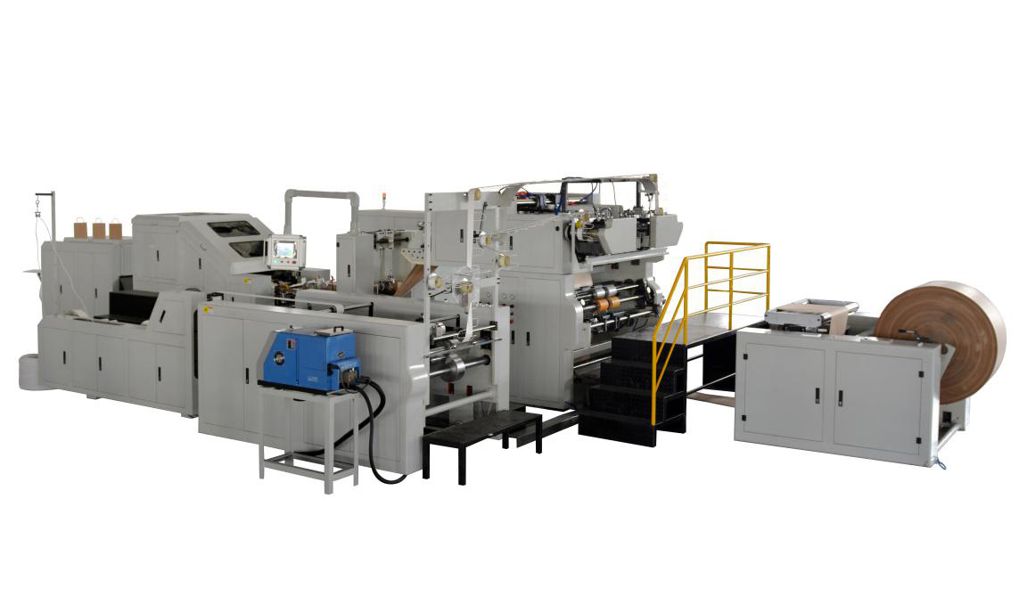 圆扁绳全自动纸袋机