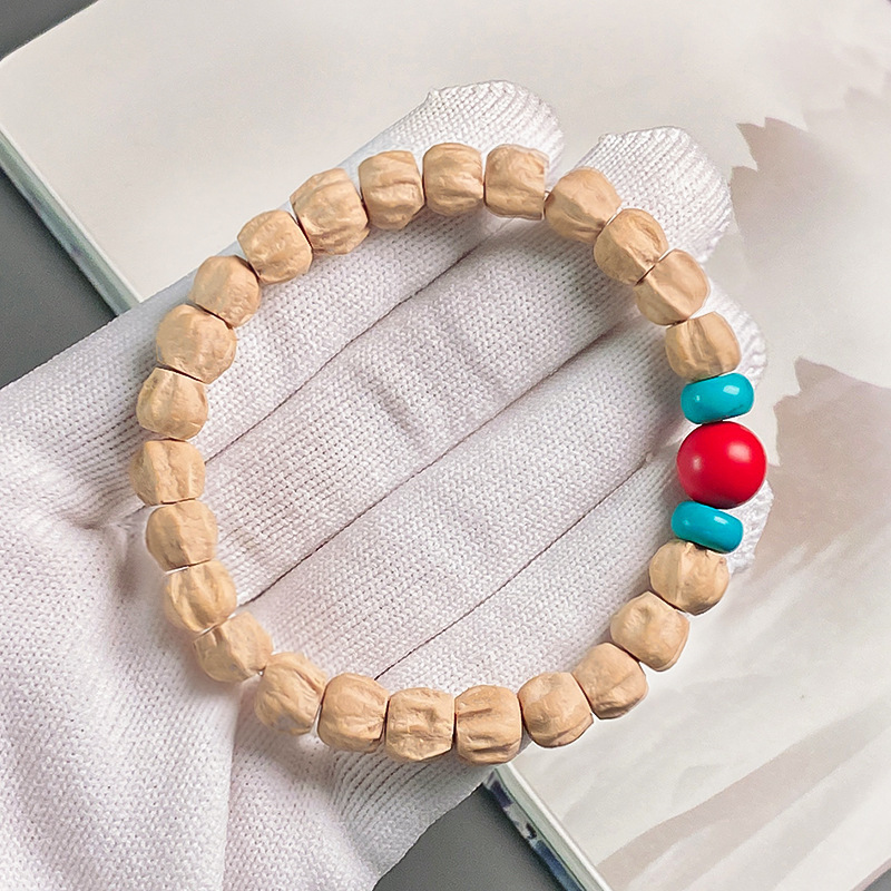 天然百香籽手链精致细腻手工制作文玩佛珠绕指柔柏香籽念珠手串女