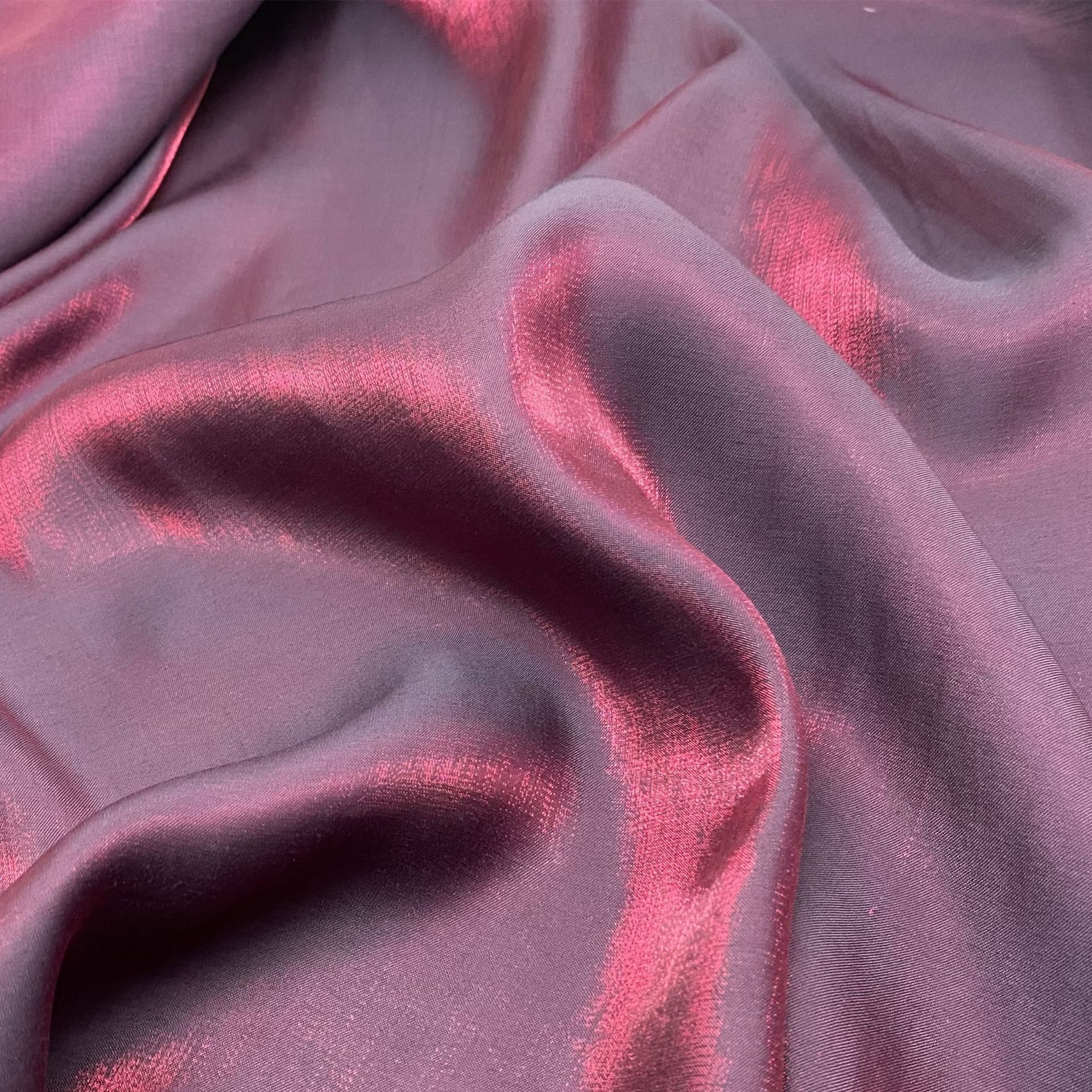 金光棉 亮丝幻色琉璃缎面料 时装汉服面料女装衬衫套装衫布料