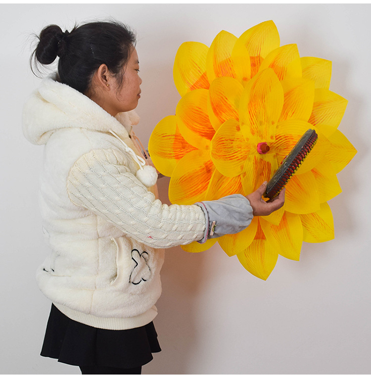 舞蹈道具向日葵花伞运动会开幕式入场道具花晚会表演道具太阳花伞