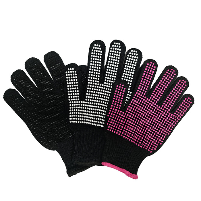 美发硅胶点珠手套防烫防滑300度卷发棒卷发器直发梳直发器现货供