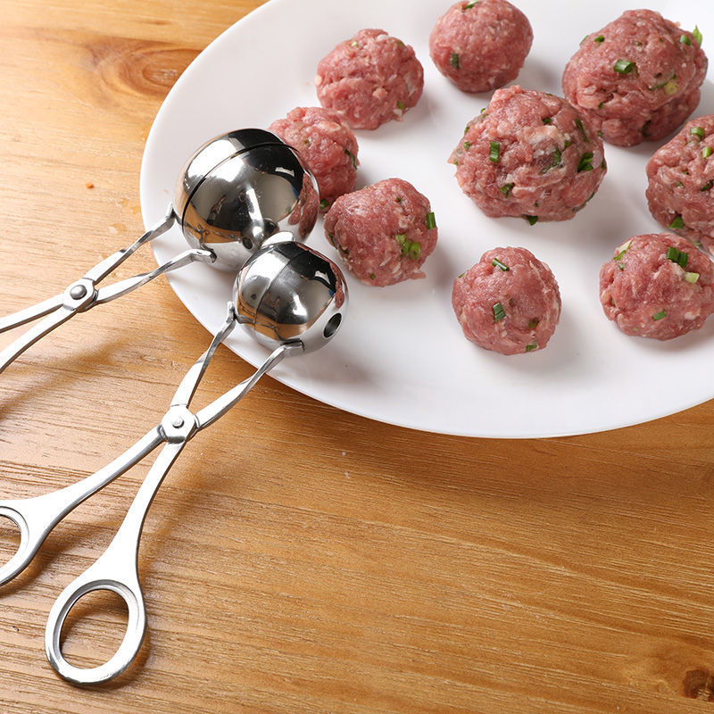 304 Stainless Steel Meatball Maker Meatball Clip DIY Fish Ball Mold Food Clip Kitchen Innovative Pill Maker