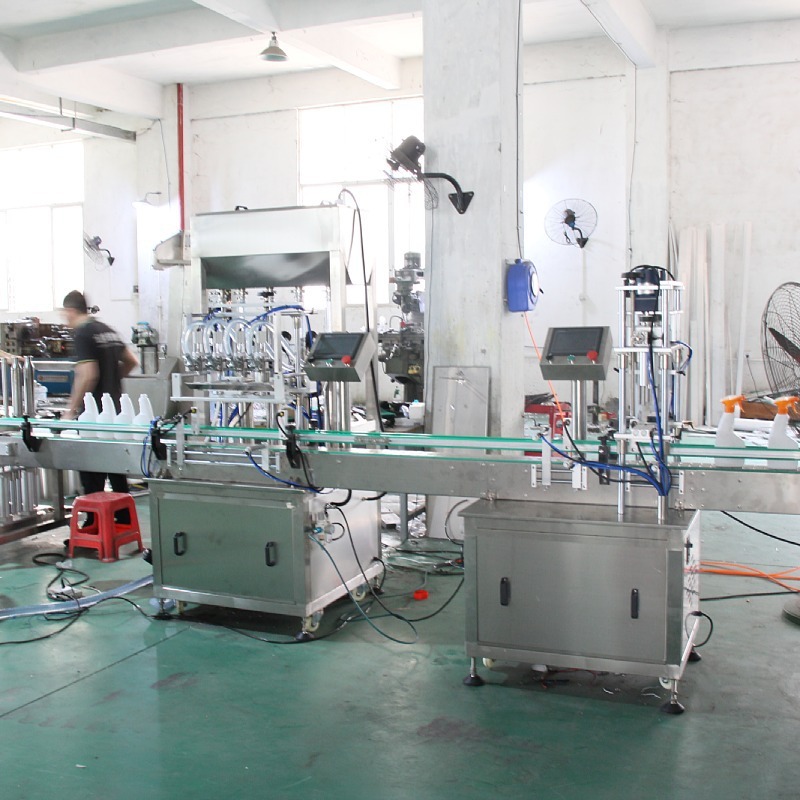 洗洁精洗手液油污净灌装机化妆品罐装机全自动膏体蜂蜜灌装机