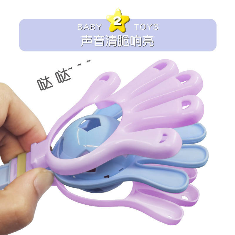 Exclusive for Cross-Border Children's Fun Cartoon Clapping Device Rattle Baby Toys Early Education Sounding Toy Gift Stall