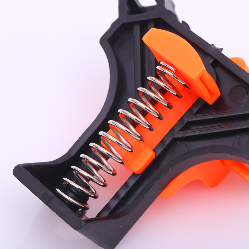 木工强力弹簧固定夹快速夹相框夹紧器90°角夹多功能直角夹定制