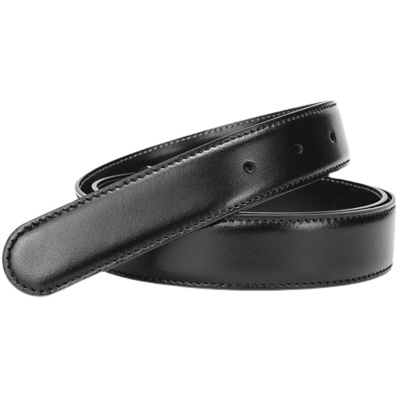 真品男式针扣内腰带黑色制式自动扣常服皮带户外战术牛皮裤腰带