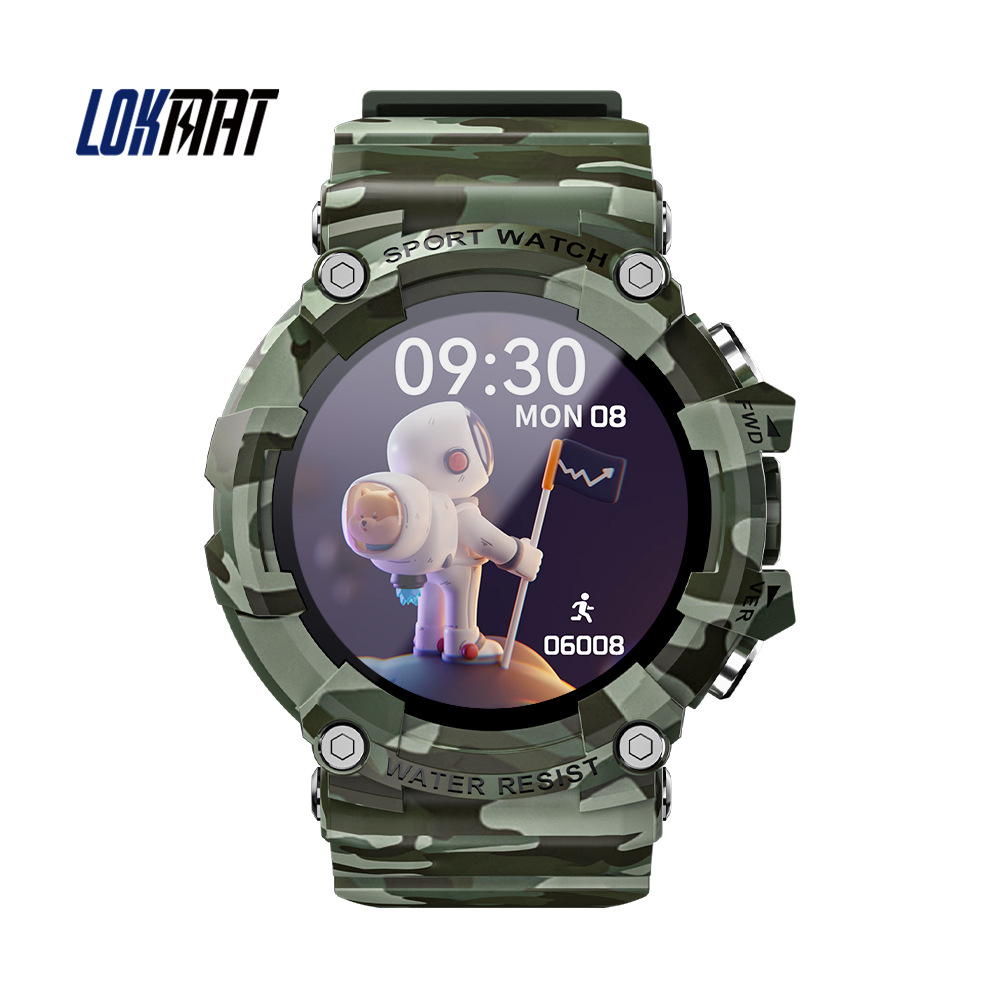 Lokmat New Version Attack3 Smart Watch Bluetooth Dial Call Sports Fitness Bracelet Smart Watch