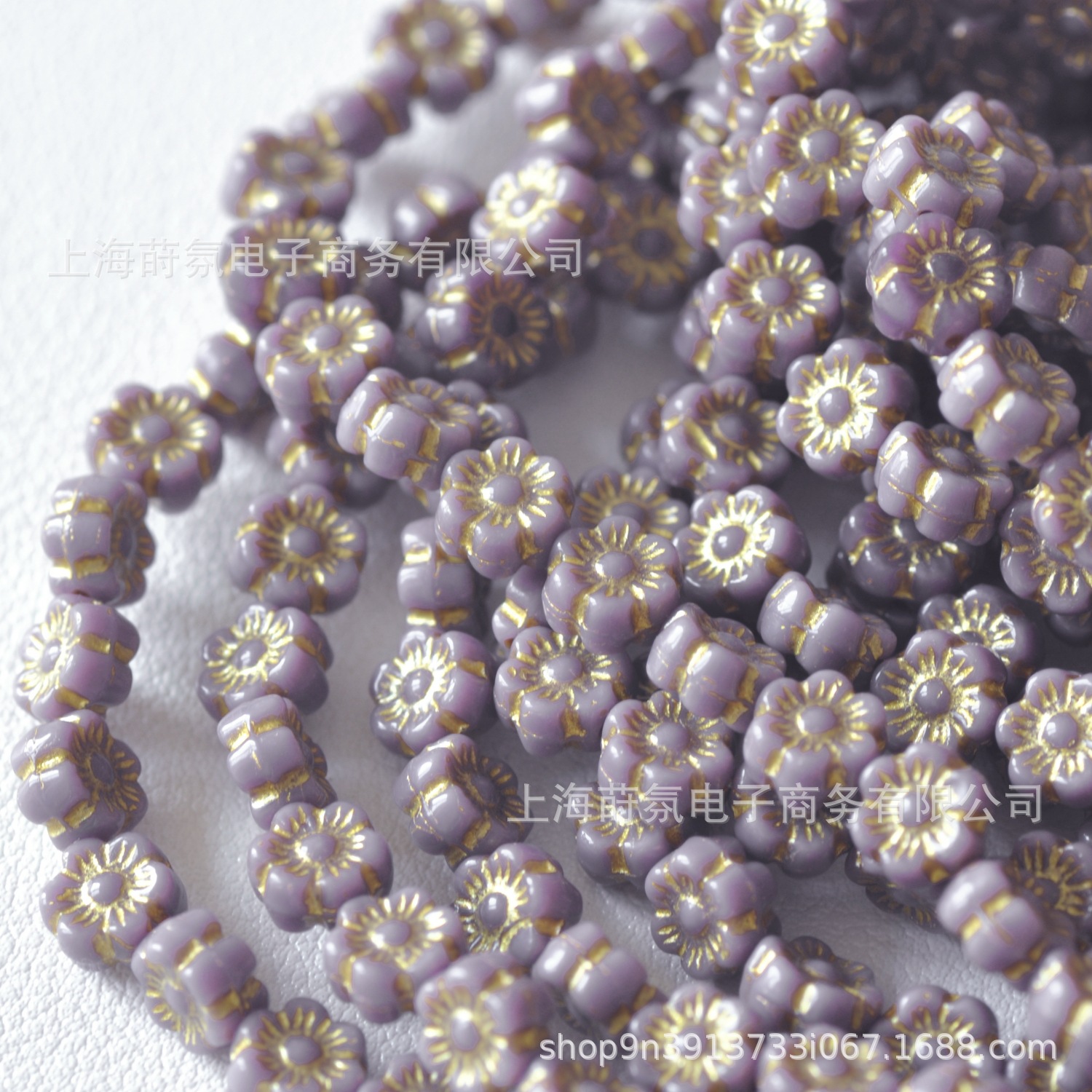 捷克进口hawaii花珠6mm 散珠复古diy手工串珠服装饰品配件琉璃ins