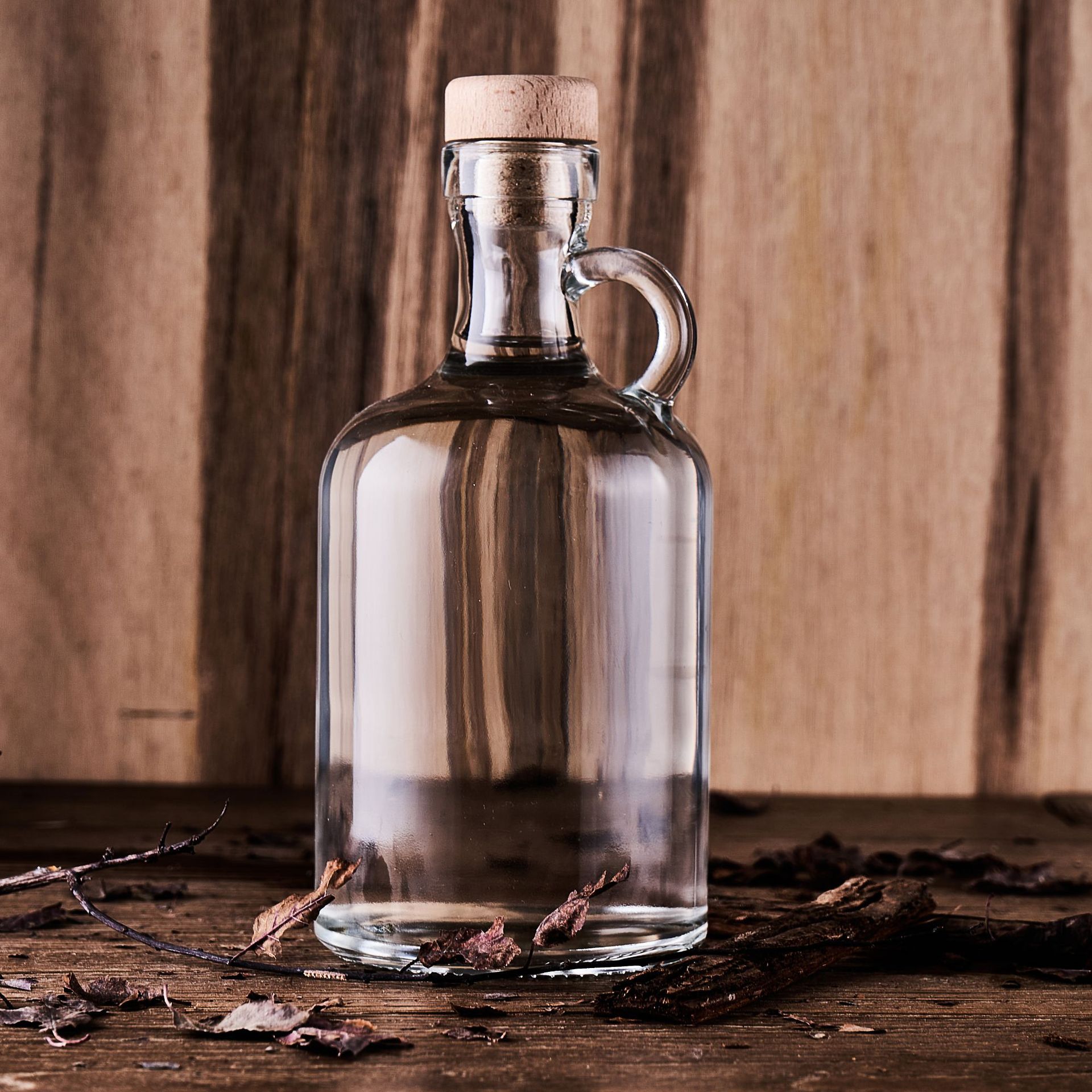 1000ml水壶柄玻璃酒瓶大容量玻璃空酒瓶家用灌装自酿酒瓶直供