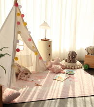 韩国代购抗菌宝宝游戏地毯露营地毯客厅游戏卡通可爱大地垫可机洗