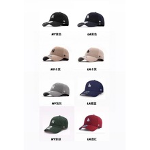 新款八色MLB洋基队小标棒球帽大头围软顶显脸小立体刺绣NY鸭舌帽