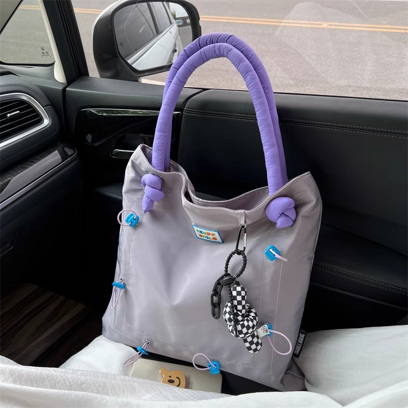Factory Customized Sweet Tote Bag Fashion All-Match Shoulder Bag Girls' Large Capacity Korean Simple Commuter Hand-Carrying Bag women bag