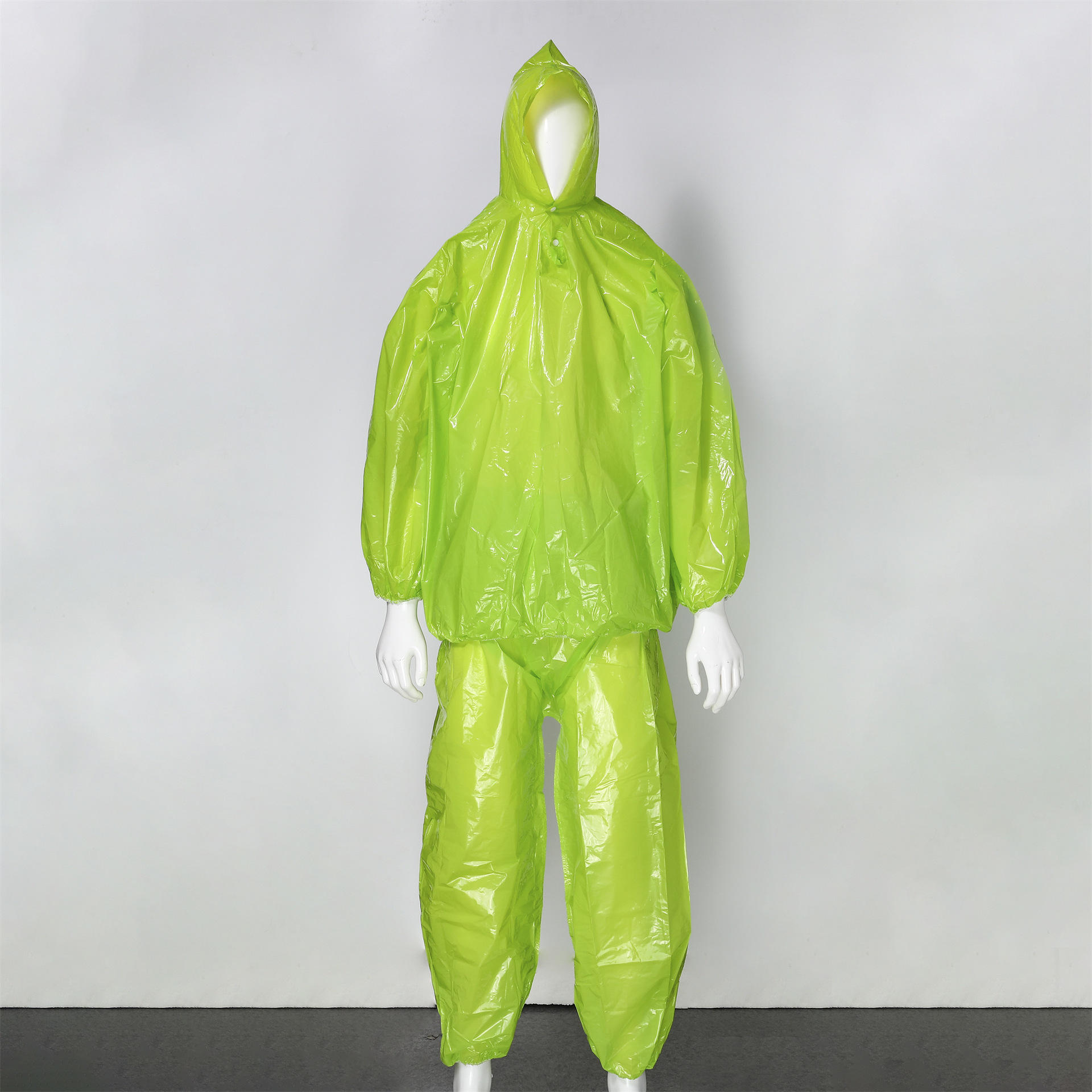 加工定制分体雨衣街道巡警防风防雨衣加厚套装分体雨衣