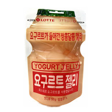 韩国进口糖果 LOTTE乐天乳酸菌芒果味软糖50g*8袋/盒 趣味零食