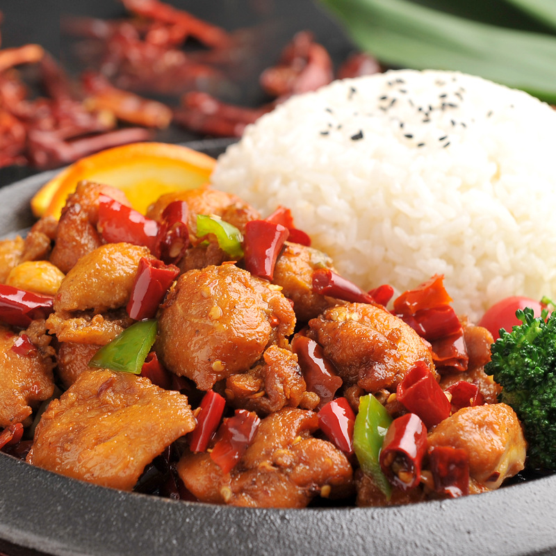 鼎馨坊辣子鸡调理包 加热即食方便菜肴批发半成品盖浇饭商用