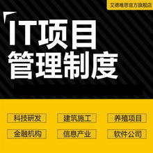 信息技术管理制度安全公司孵化器IT项目施工计算机工作手册流程案