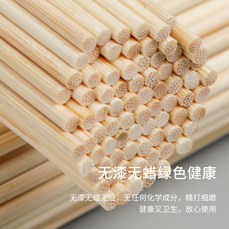 Camping Picnic Disposable Roasted Prod Bamboo Stick Wholesale Donut Fryer Bamboo Stick String Stick Household Outdoor Restaurant Skewers Tools