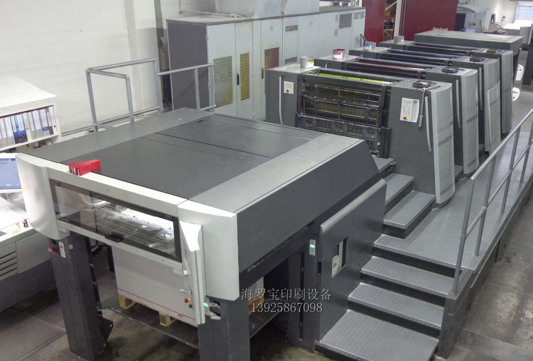 海德堡印刷机xl105-4 四色印刷机 二手印刷机