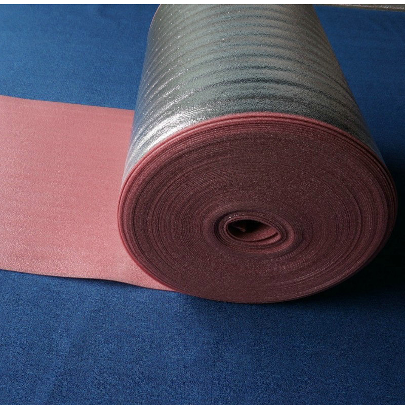 厂家供应 epe珍珠棉地垫 工程隔热地毯辅料珍珠棉铝膜泡沫地垫