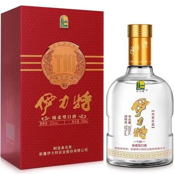 新疆酒伊力特52度十年10年珍藏伊犁酒500ml*6瓶纯绵柔型粮食酒