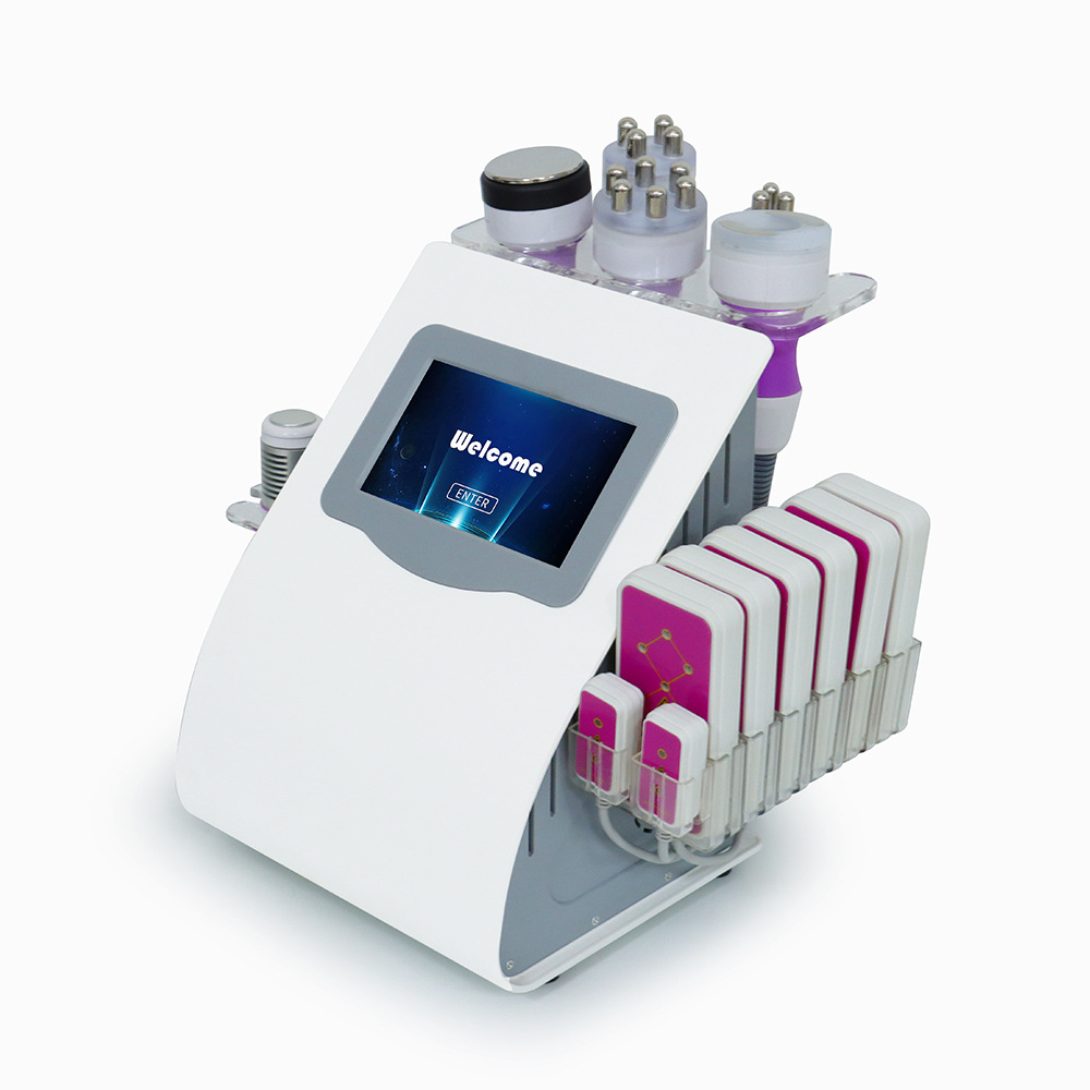 工厂直销台式九合一爆脂机 减肥美容仪器多功能40k负压射频纤体仪