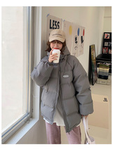 短款羽绒服女2022年新款白鸭绒韩版宽松小个子学生面包服冬装外套