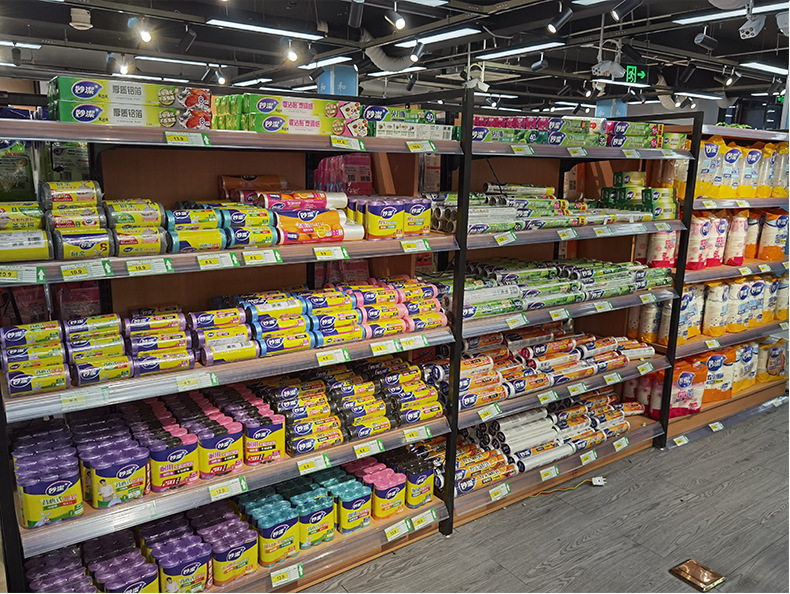 妙洁免刀撕点断式保鲜膜40米30cm家用手撕一次性大卷pe食品保鲜膜