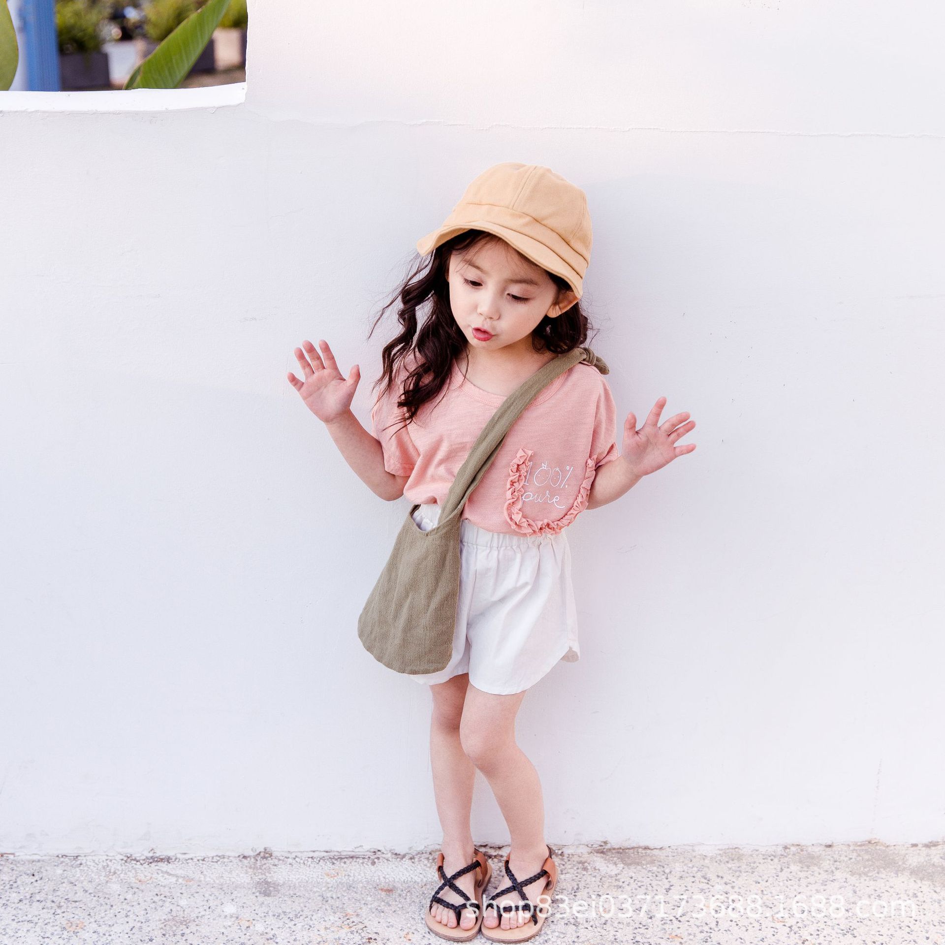 夏季阿娜熙古力家品牌童装尾货批发中小童t恤连衣裙实体直播货源