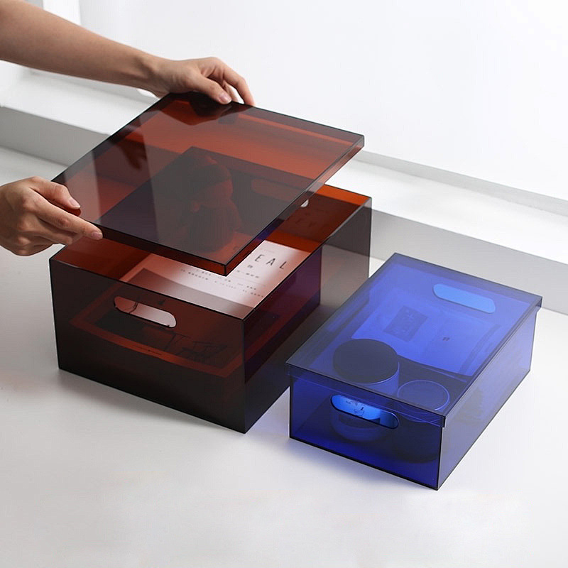 Customized Transparent Acrylic Storage Box Drawer Acrylic Box Acrylic Gift Packing Box Display Box