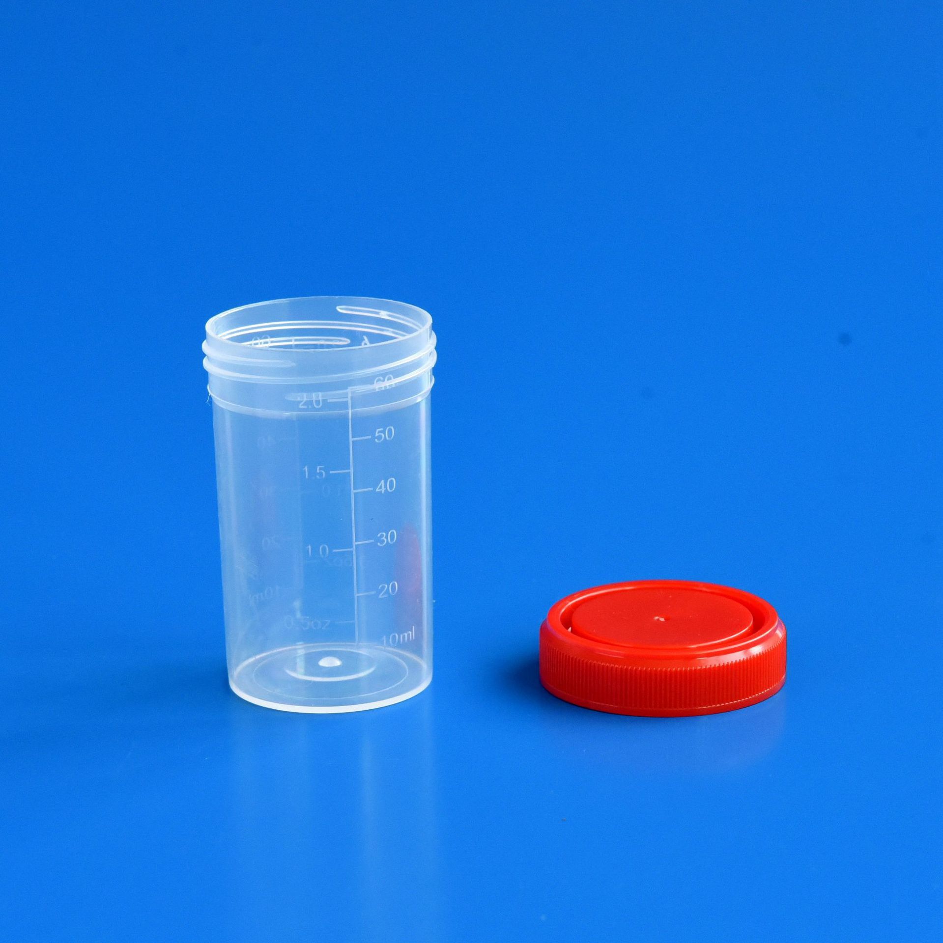 塑料螺口60ml 样品杯 采样杯 尿杯 尿液取样杯