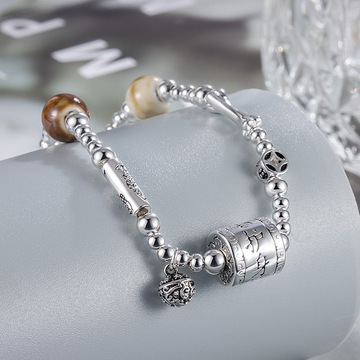 新中式复古韩版东大门护身符情侣手链男女送闺蜜女友生日礼物饰品