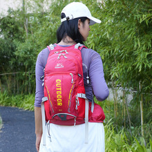 跨境户外骑行包悬浮支架可放水袋轻便防泼水时尚潮酷登山徒步背包