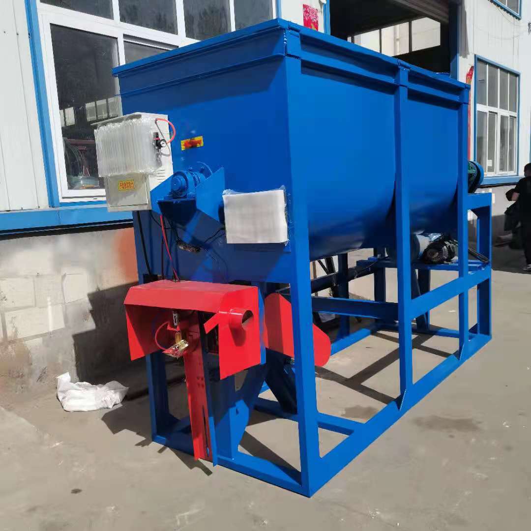 石膏自流平砂浆设备腻子粉搅拌机全自动卧式水泥砂浆混合机