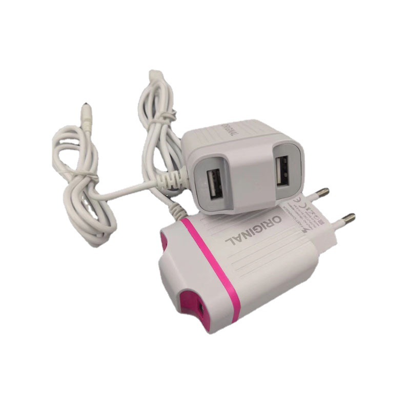 European-Style Robot 3usb Luminous Color Wire Charger Suitcase 3usb Multi-Port 3.1a Charger V8