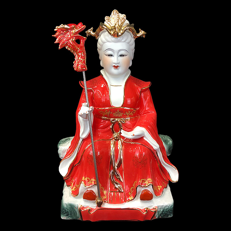 18寸圣石泰山奶奶佛像碧霞元君神像骊山老母无生老母泰山老奶奶瓷