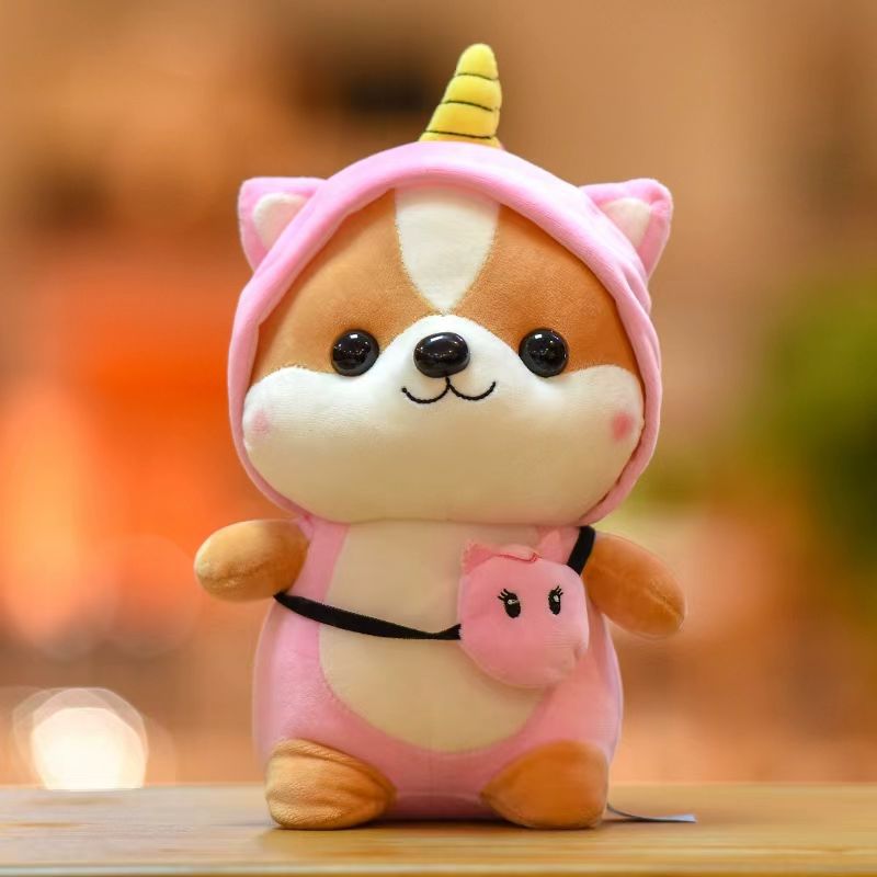 可爱松鼠布偶娃娃小狗公仔玩偶麋鹿毛绒玩具520情人节礼物送女友