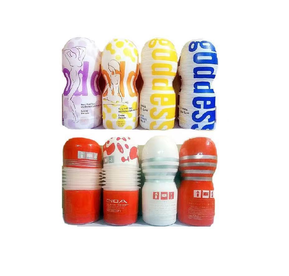 成人情趣用品飞机杯男用款手动伸缩自慰器名器倒模小胶人批发代发