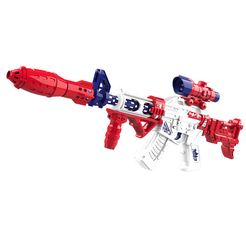 Acousto-Optic Gun Voice Gun Submachine Gun Assault Gun Smoke Grenade Launcher Electric Toy Gun