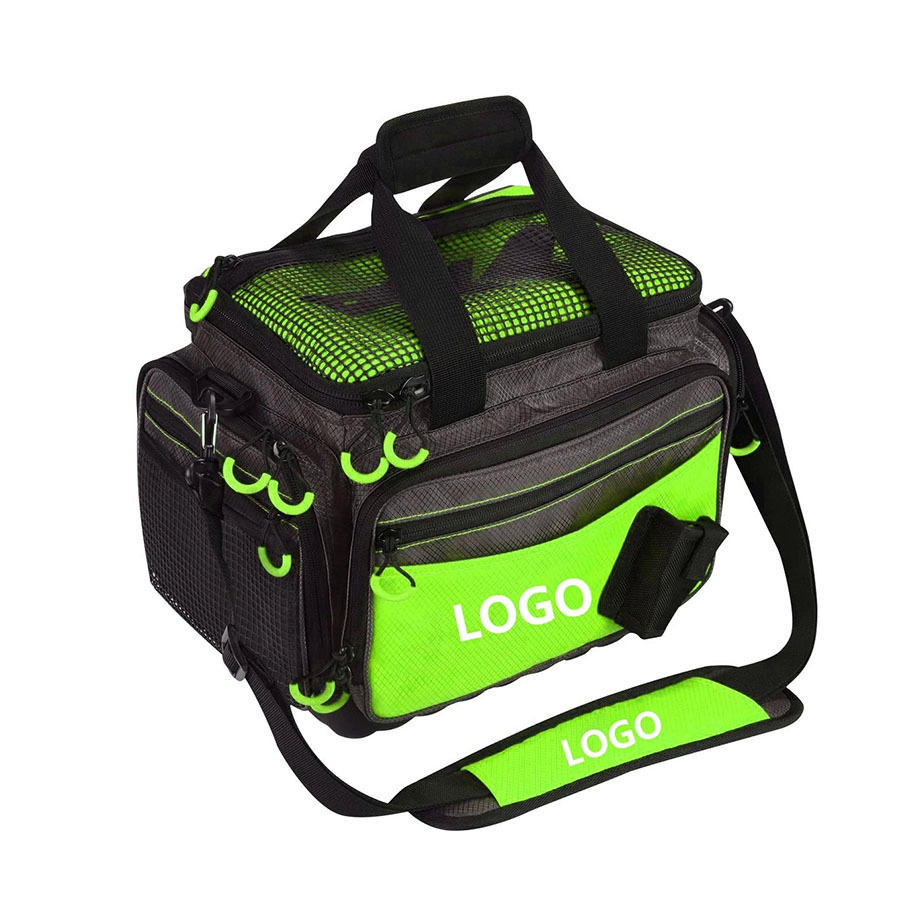 户外钓鱼收纳袋 跨境多功能渔具包 单肩包钓鱼包 海钓渔具斜挎包