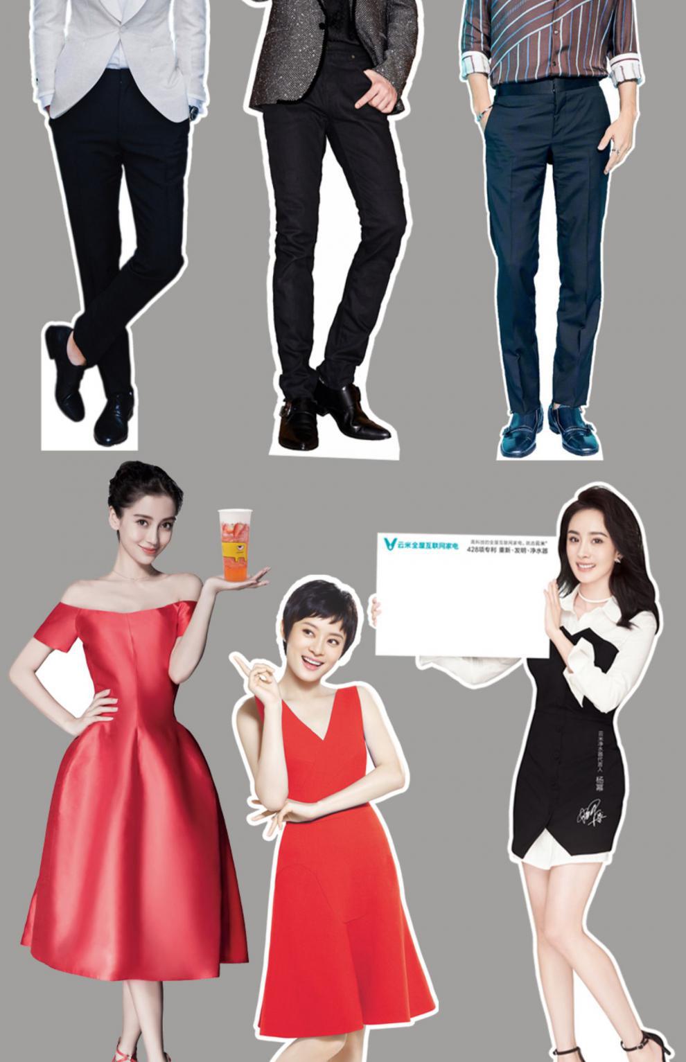 板支架人形立牌定置等身明星肖战易烊千玺垂直双面立架人形支架