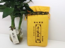 安化黑茶包装袋手筑茯砖布袋800g-1000g安化黑茶包装2斤砖茶收紧