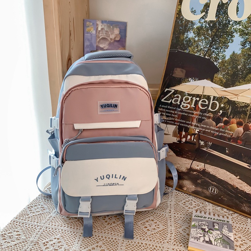 School Bag Girl College Student Simple High School Backpack