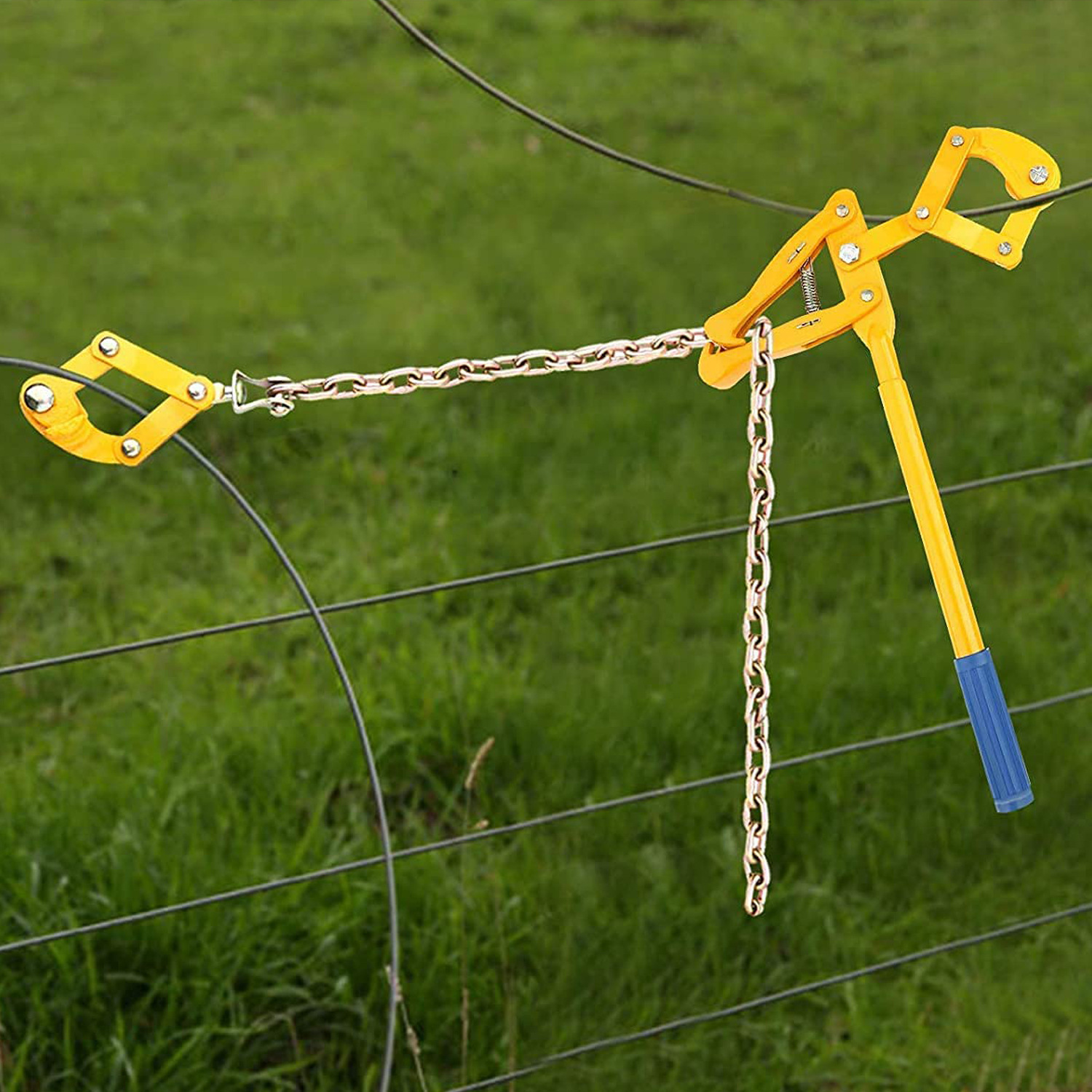 2m链条铁丝拉紧器牧场围栏钢丝绳拉紧器