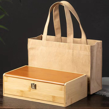 茶叶木盒通用散茶包装礼盒普洱茶包装盒空盒奥古曼抽拉木质茶叶盒