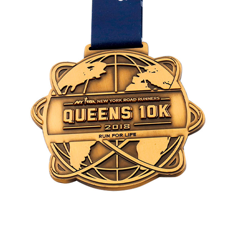 创意金属烤漆镂空奖牌设计运动会比赛纪念奖章马拉松跑步奖牌批发