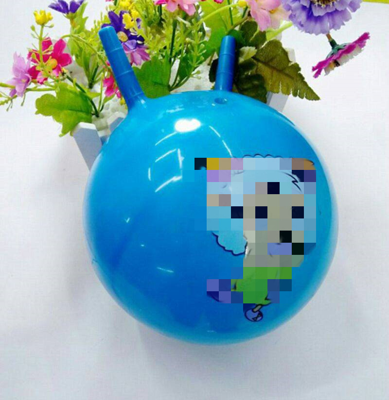 新料羊角球 儿童玩具球幼儿园皮球充气球pvc橡胶球义乌小商品礼品