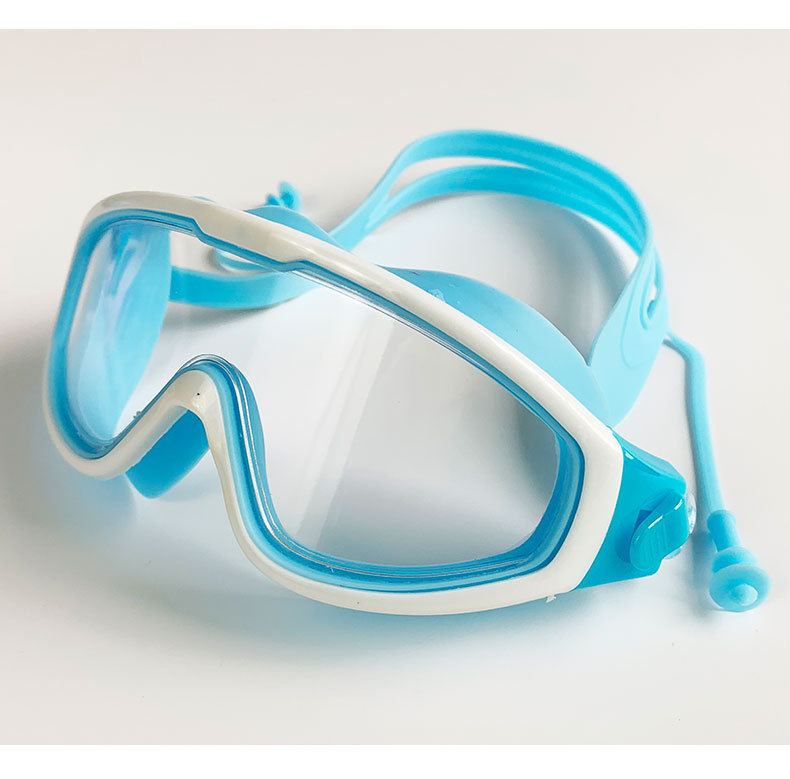 儿童泳镜防水防雾专业高清透明大框游泳眼镜男女童中大童潜水装备